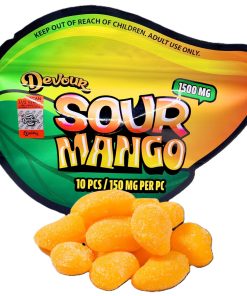 DEVOUR EDIBLES (1500MG) – SOUR MANGO