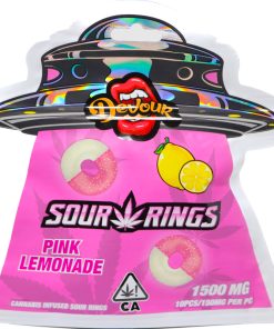 DEVOUR EDIBLES (1500MG) – SOUR RINGS PINK LEMONADE