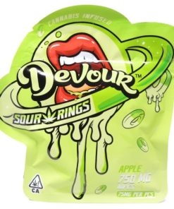 Devour Edibles (750mg) Sour Rings – Apple