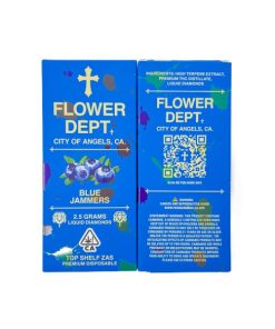 Flower Dept (2.5G) Liquid Diamond Disposable – Blue Jammers