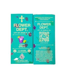 Flower Dept (2.5G) Liquid Diamond Disposable – Dirty Sprite