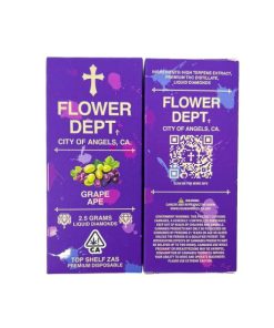 Flower Dept (2.5G) Liquid Diamond Disposable – Grape Ape