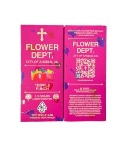 Flower Dept (2.5G) Liquid Diamond Disposable – Tripple Punch