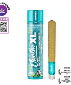 Jeeter XL Rosin Enhanced Diamonds Pre Roll (2g) – Sour Tsunami