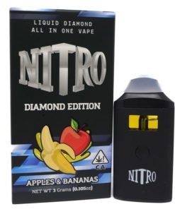 Nitro Diamond Disposable (3g) – Apple and Bananas