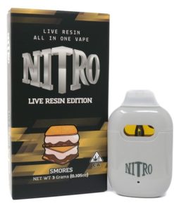 Nitro Live Resin Disposable (3g) – S’mores