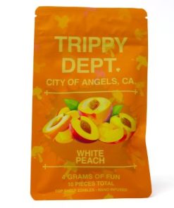 Trippy Dept (4g) Nano Gummy – White Peach