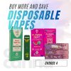 4 Disposable Vapes Mix And Match