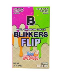 Blinkers Flip Dual Chamber Disposable (2g) – Rainbow Sherbet x Honeydew Sorbet